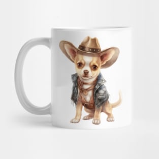 Cowboy Chihuahua Dog Mug